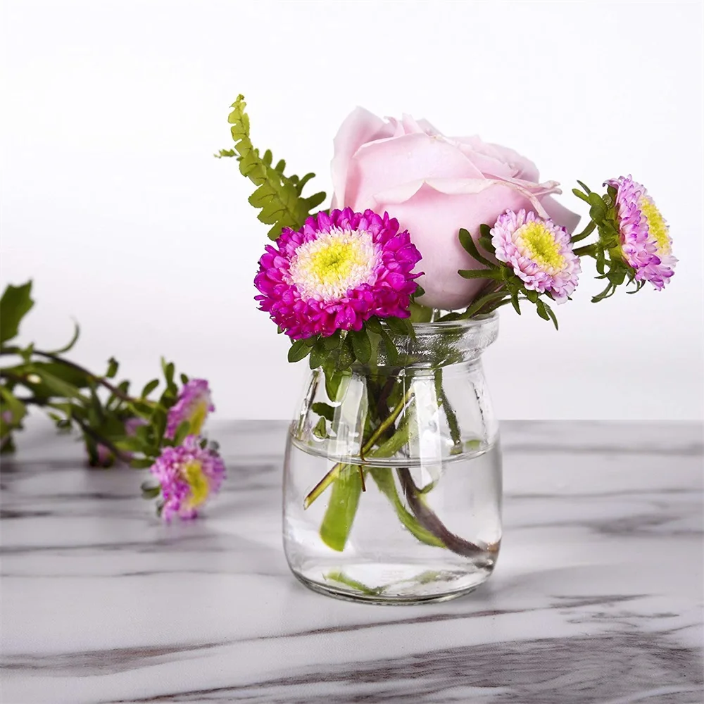 Glass Favor Jars With Cork Lids  Honey Pot Bottles 12pc Bulk Set Plus Label Tags and String  3.4oz Wedding and Party