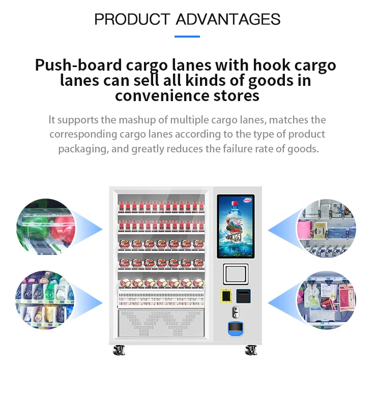 vending machine with touch screen vending machine with elevator for vegetables fruit salad