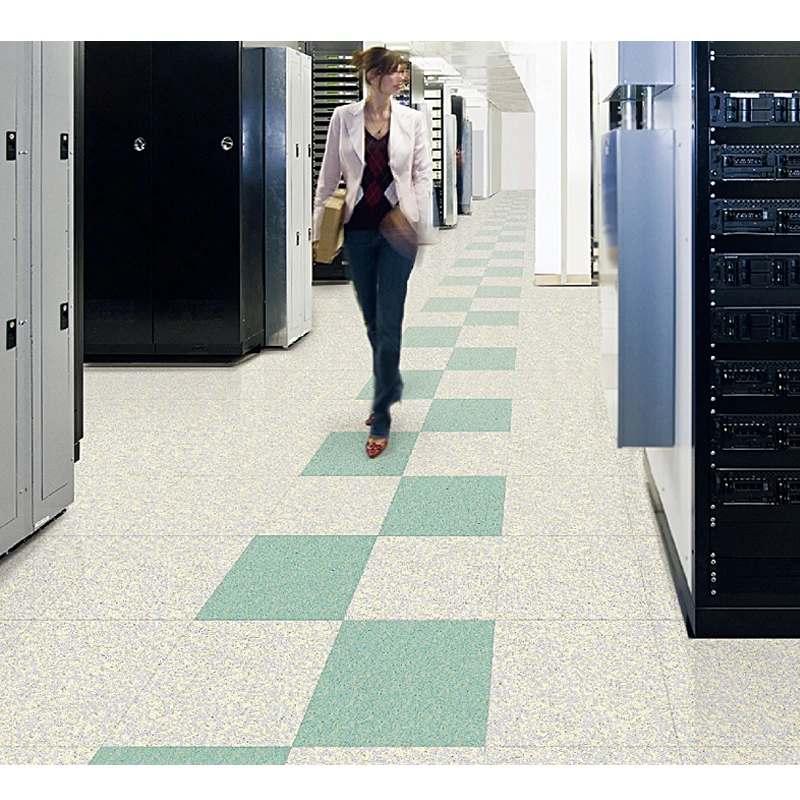 LG/LX 3Mm Homogenous Esd Vinyl Flooring for Hospital Anti Static Conductive Vinyl Tiles Esd Floor Plank Tiles