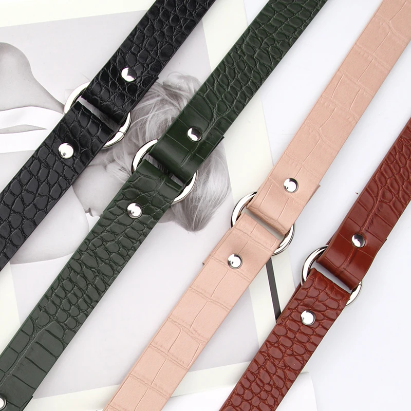 Универсальный женский ремень в европейском и американском стиле, декоративный ремень для свитера или пальто для студентов, комбинированный ремень с круглой пряжкой для отдыха