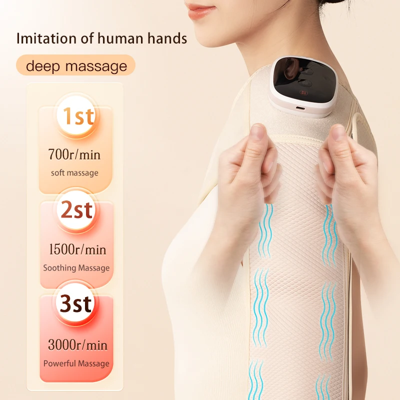Factory wholesale new inventions 2023 products shoulder and electric neck air compression massager with 6 air bag calf massager
