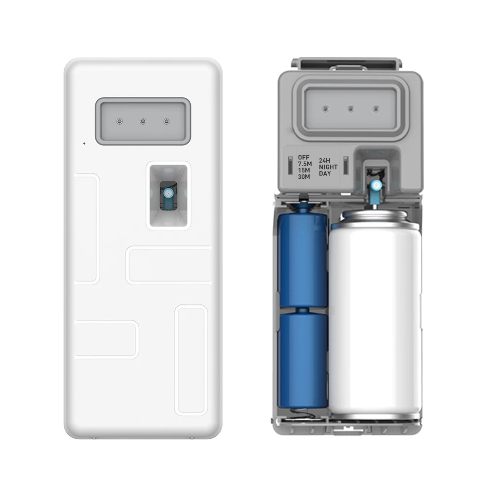 OEM Wall mounted mini room deodorizer machines automatic spray perfume aerosol dispenser for air fragrance LED Factory Price