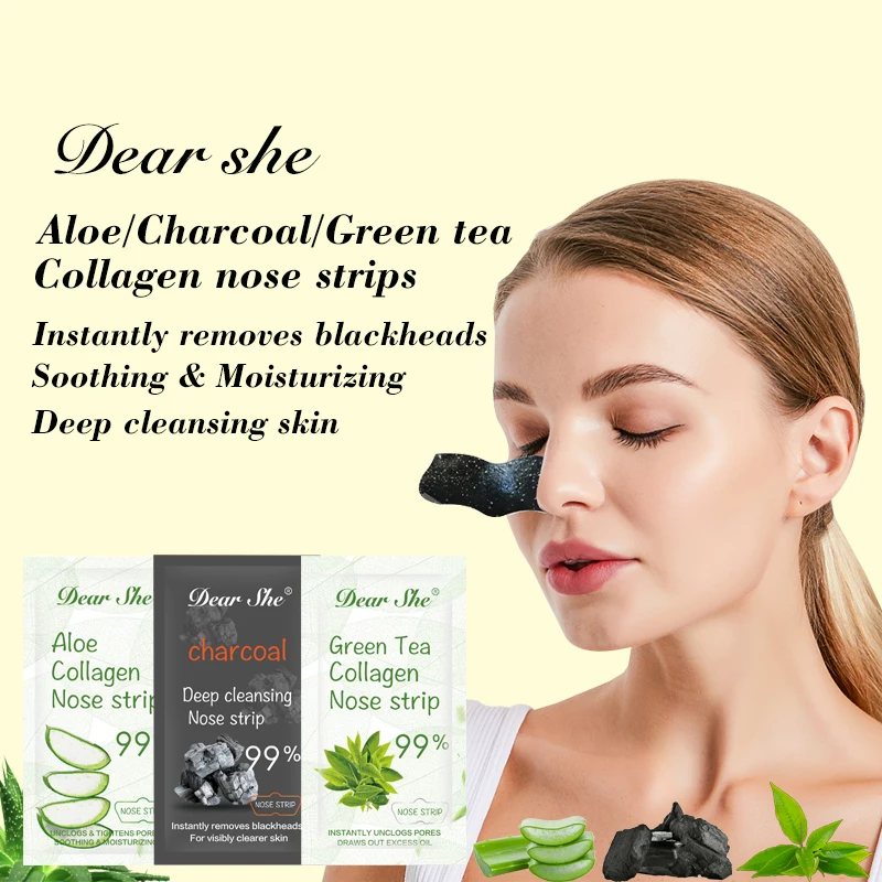 Manufacturer Supplier 2022 New Private Label OEM ODM Charcoal Deep Clean  Nose Pore Strip mask Remove Blackhead For Skin Care