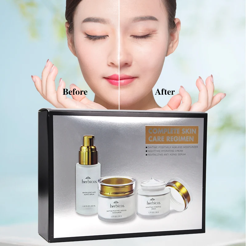 Skin Care Products  Rebranding Lifting Firming Whitening Brighten Anti-Wrinkle Face Cream Serum Anti Aging Lifting Skin Care Set