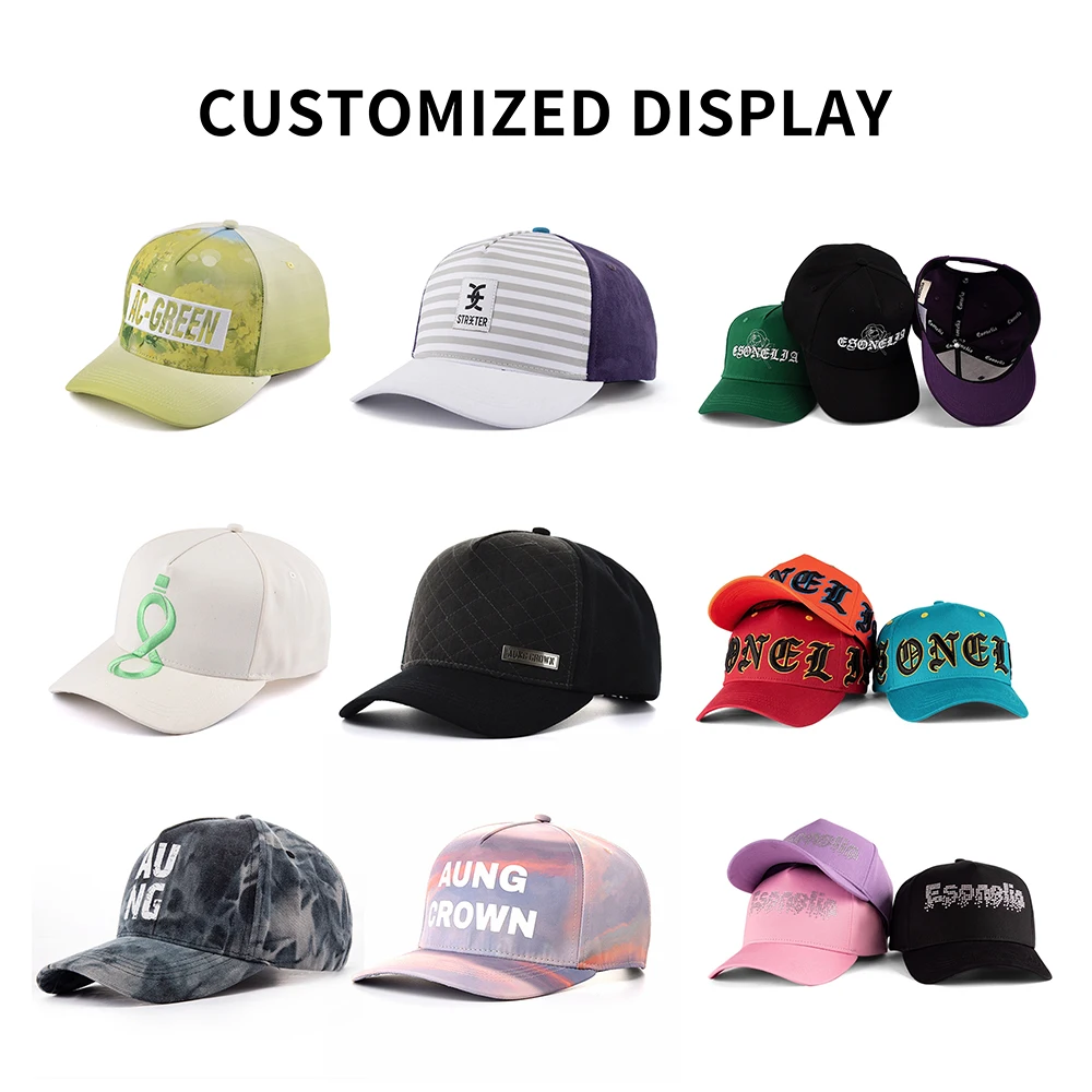 BSCI Factory Custom 5 Panel Curved Brim Sport Baseball Hats Cotton Twill Fabric Two Tone Vintage Baseball Caps