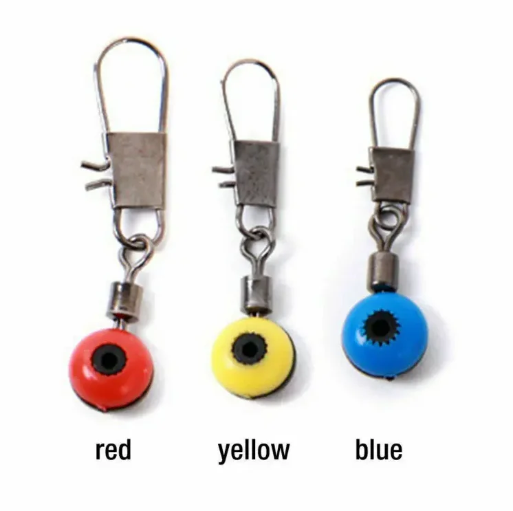 Stainless steel fishing swivels connector fishing line sinker slide rolling swivel with snap