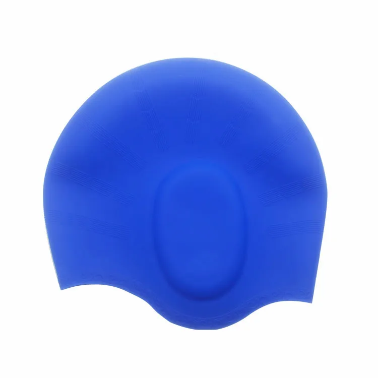Quality Adult / Kid sizes swim caps pure color silicone swim caps set