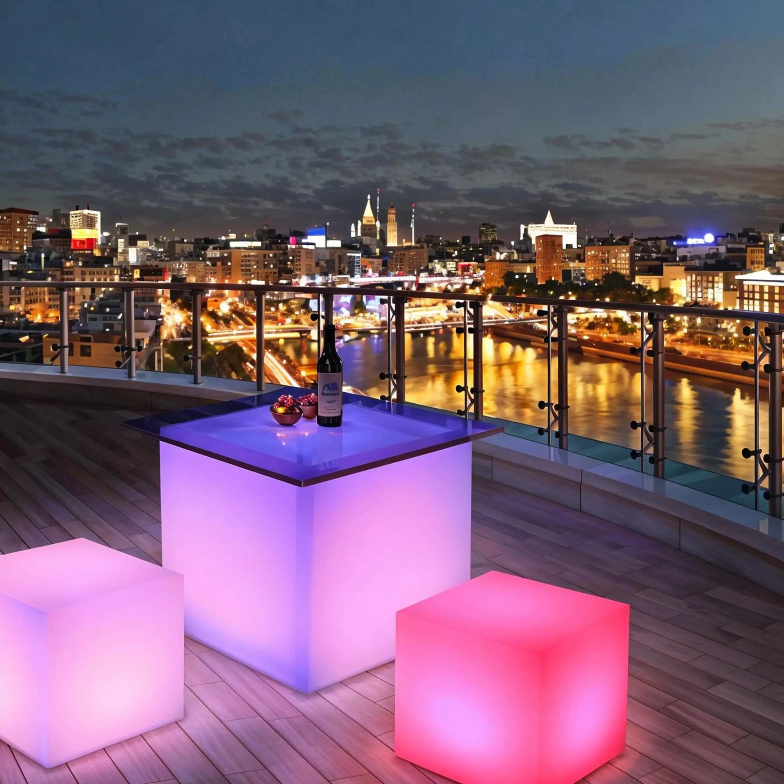 16 видов цветов светодиодный куб RGB IP65 плавающий бассейн свет Водонепроницаемый Свет