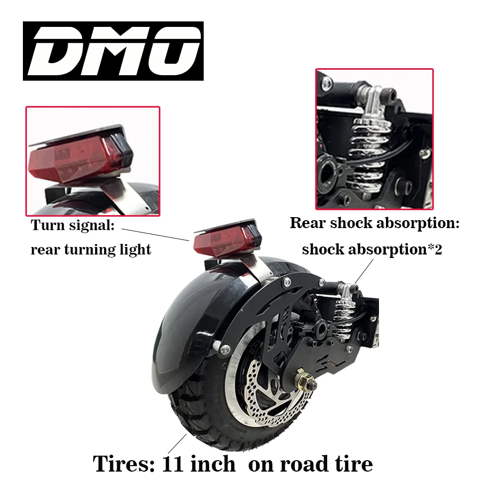 Dokma D-MO Dual motor scooter 1200W escooter  single motor 18Ah stock 48v 40-50km/h electric scooter