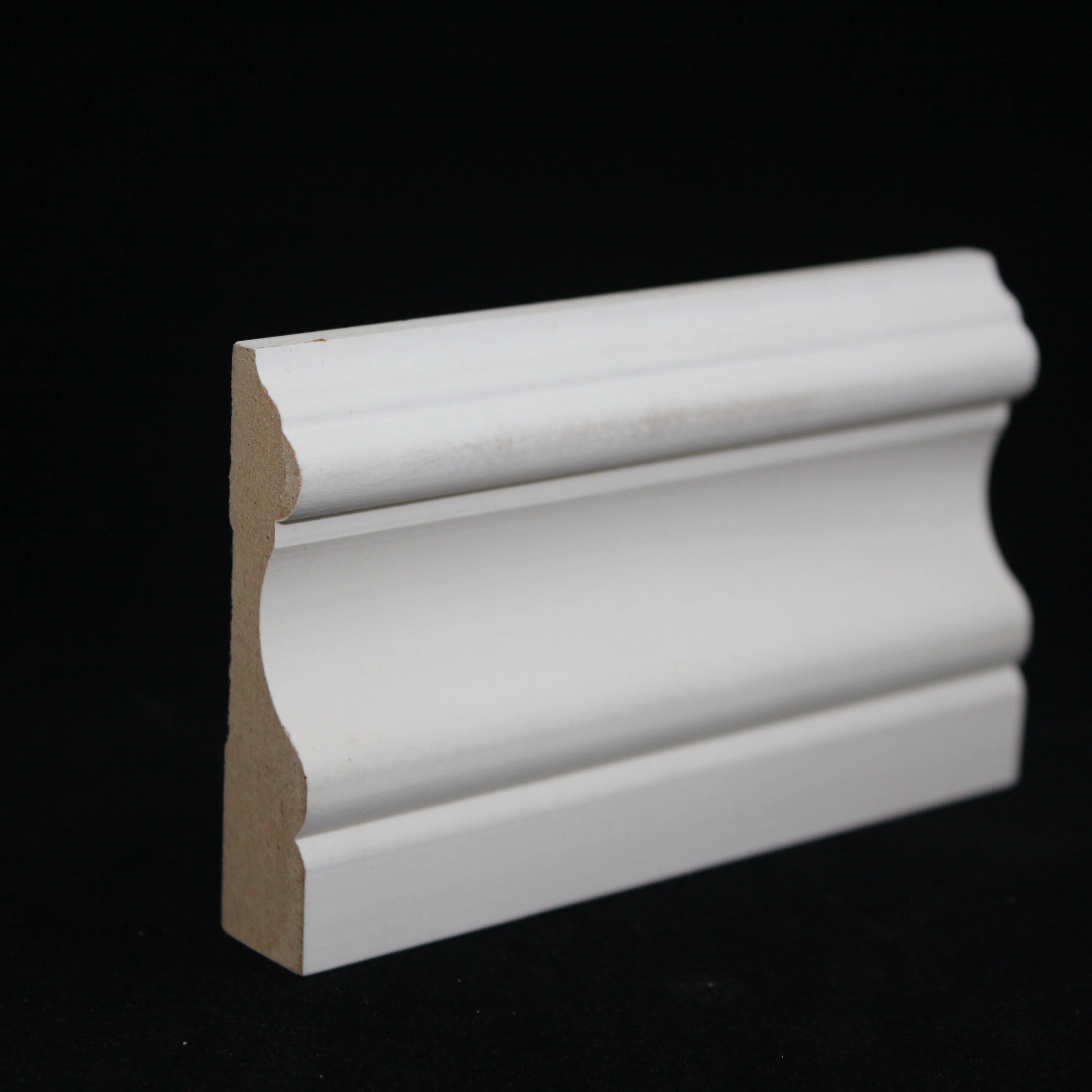 white primed base molding mdf moulding  wood moulding architrave Mdf baseboard