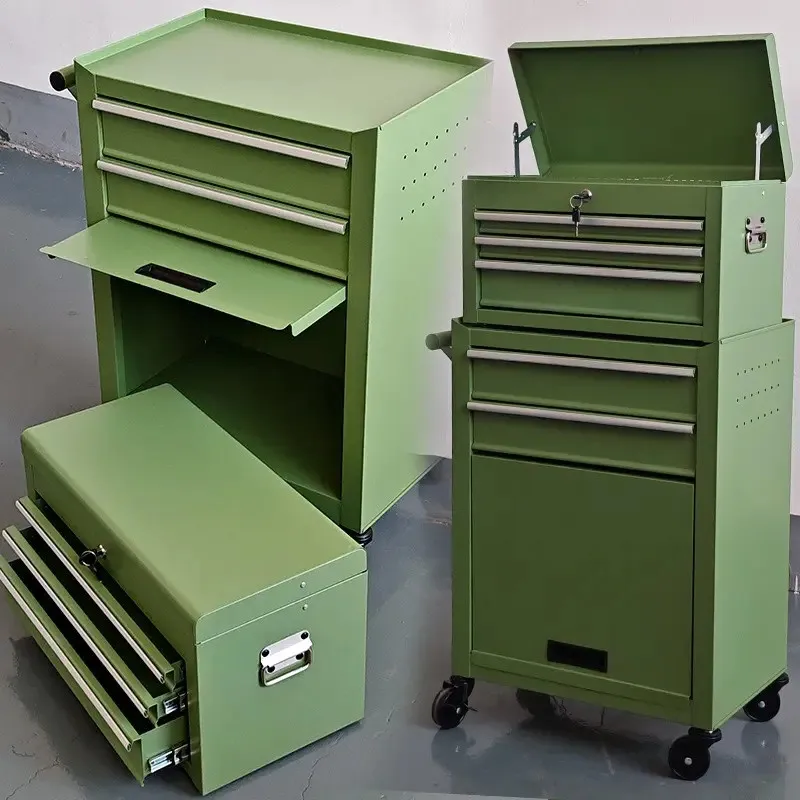 Easy to move Oem factory machine shop Metal garage Rolling toolbox combination kit Toolbox box Roller cabinet
