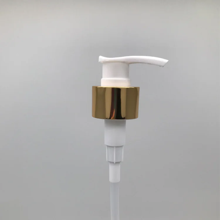 
28mm Aluminium Closure Lotion Pumps Cosmetic Lotion Soap Dispenser Pump Screw Actuator Inner Spring 