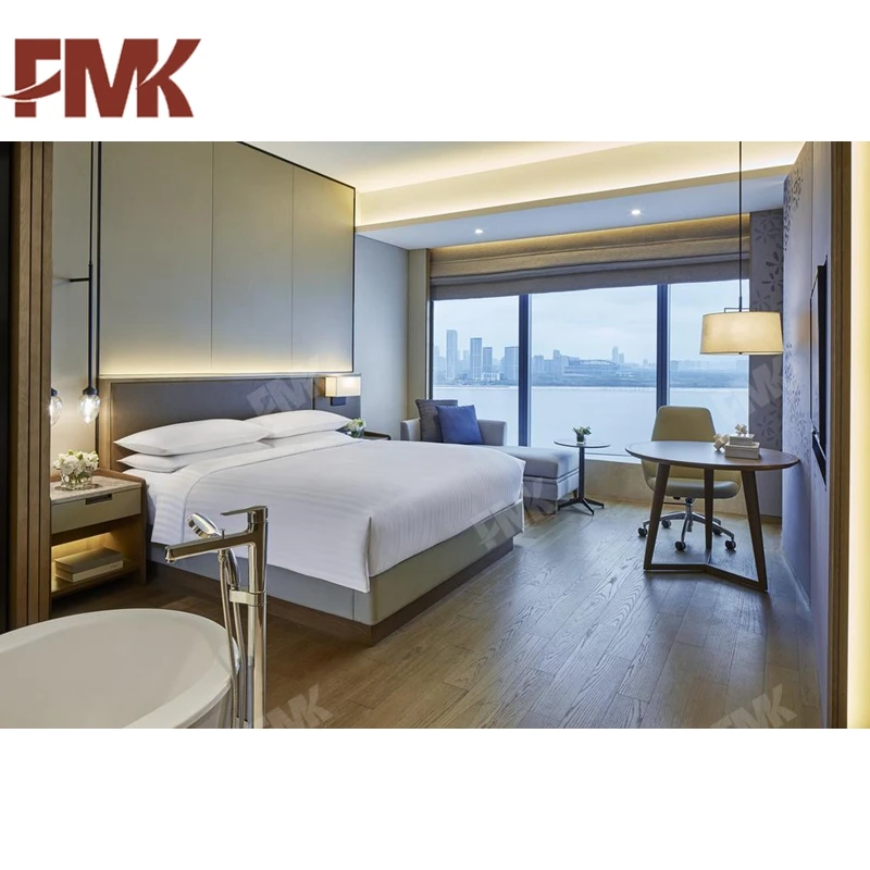 
2021 Latest Hotel Bedroom Furniture Set Modern Luxury Hotel Furniture For Customization 