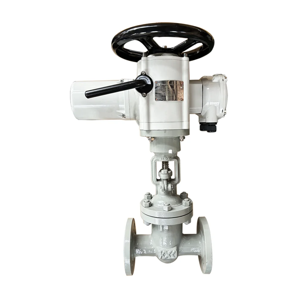 GB Standard water carbon steel WCB rising stem flange Electric Actuator metal seat gate valve