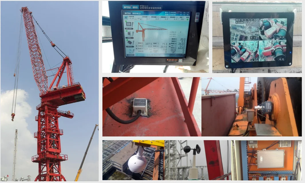 High quality Data Logger Tower Crane Anti Collision System Black Box