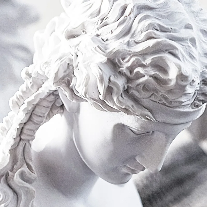 David Head Resin Apollo Greek And Roman Mythology God Of Sunlight Venus De Milo Aphrodite Of Milos Greek Mythology Resin Statue