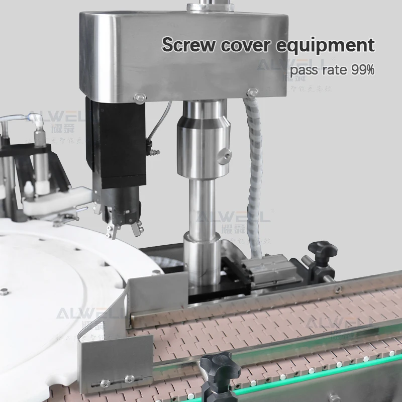 Liquid vial 10ml 30ml glass bottle essential oil cbd oil filling capping labeling machine manufacturer