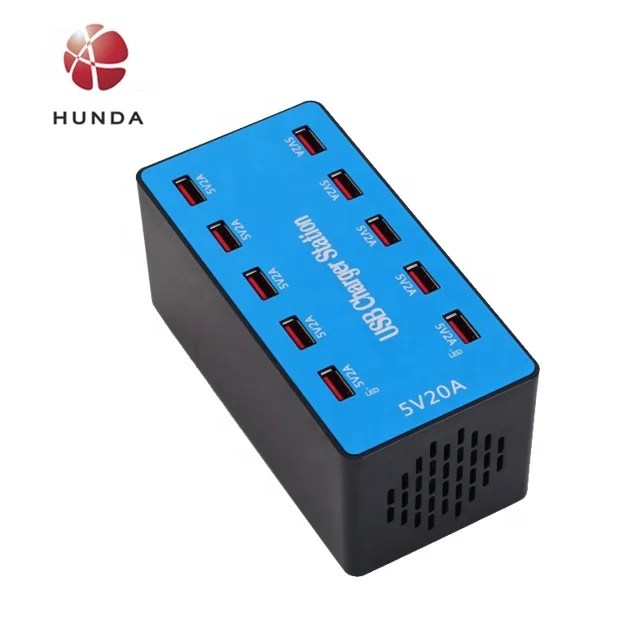  Беспроводное зарядное устройство с несколькими USB-портами 80 Вт 20