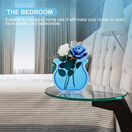 Modern Livingroom Decoration Custom Clear Acrylic Flower Vase