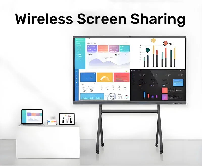 55/65/75/86/98 Inch Touch Screen Led Display Tv Flat Digital Meet Smart White Interactive Board Panel Price Whiteboard