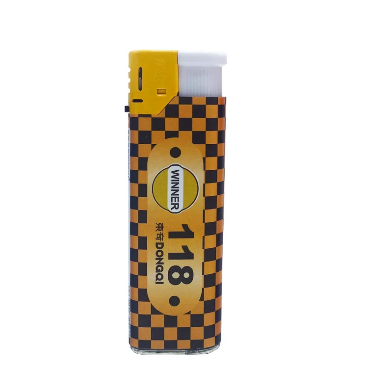 Wholesale Price Plastic Refillable lighter Windproof Lighter Gas With Logo