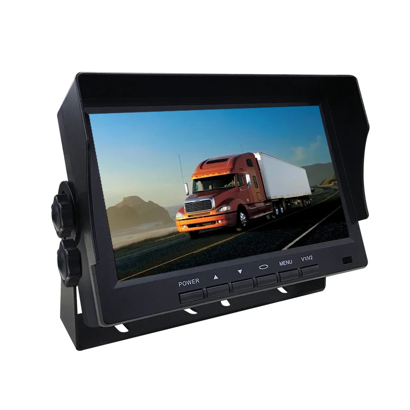 Автомобильный монитор безопасности 7 дюймов VGA выход HD экран дисплей ЖК-экран Поддержка с U-кронштейном