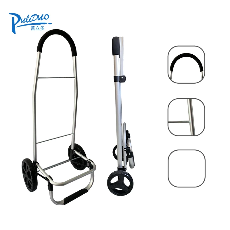 Aluminum alloy   shopping cart bag folding cart