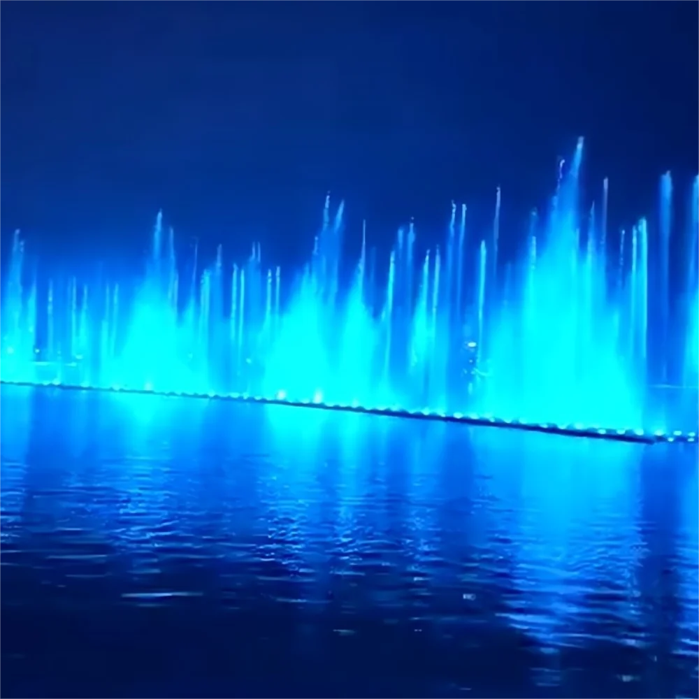 Modern Designer Christmas Home Decor Luxury Metal Water Fountain with Musical Circles Made in China Steel Material