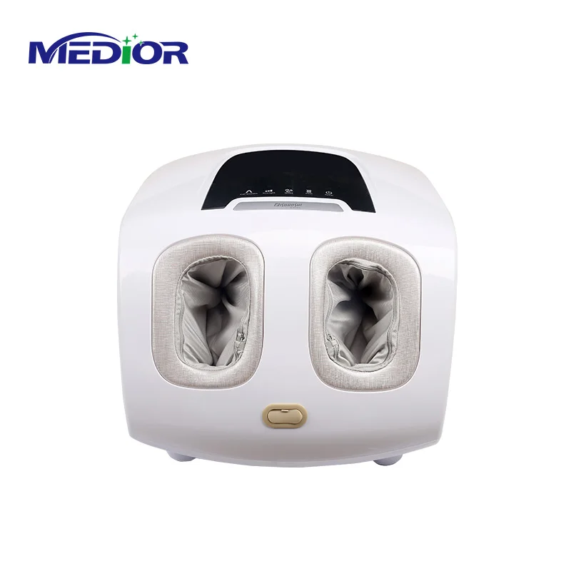Medior Electric Air Compression Rolling Heating Guasha Foot Massage Machine with External Air Bags Supported Heated foot massage