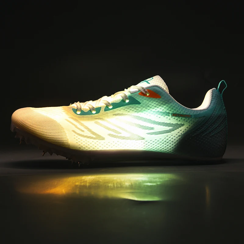 Custom Men and Women Football Soccer Running Shoes Spikes Outdoor Unisex Athletics Running Track&field Sport Spikes Shoes
