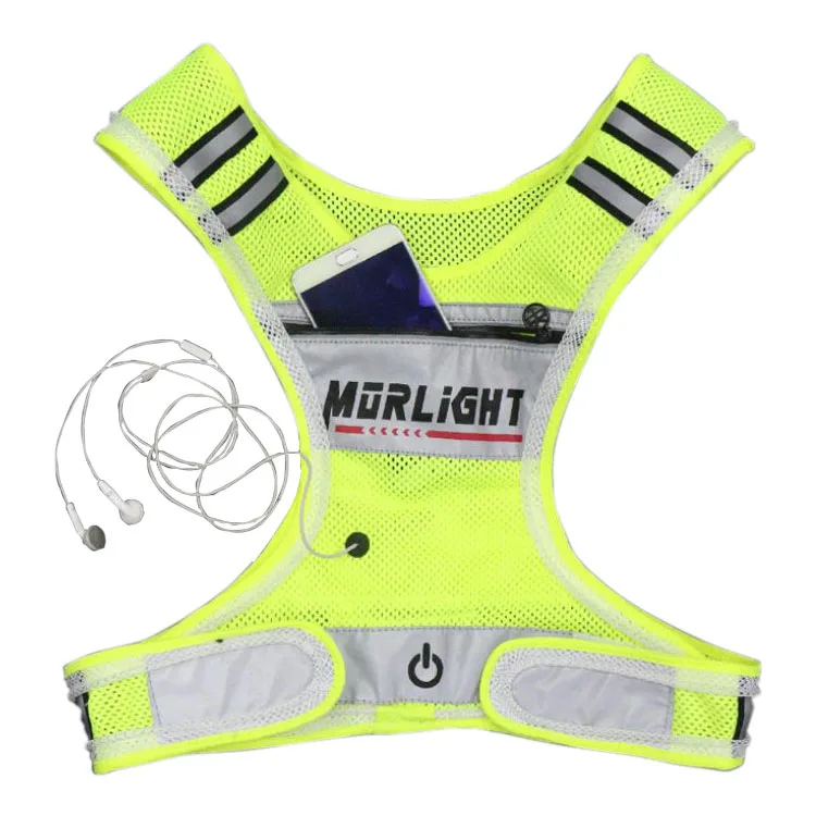 Led Safety Running Lights For Runners Hi Vis S Life Jackets Adults Hoodie High Visibility Vest