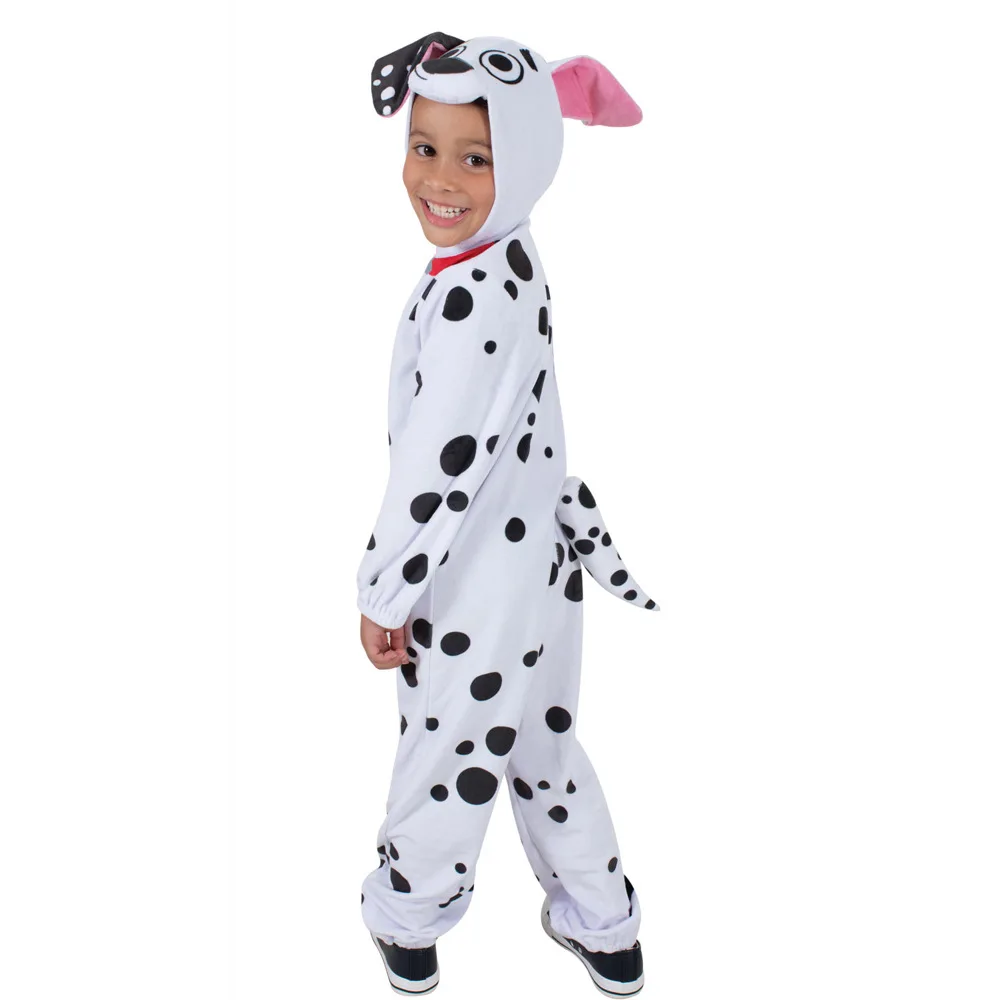 Wholesale Baby Kids Animal Lovely Spotted Dog Dalmatians Cosplay Jumpsuit Outfit Halloween Carnival Party Costume