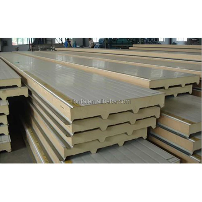 Expanded polystyrene roofing panel sandwich,aluminum roof wall pu panel,cold room steel sheet sandwich panels prices