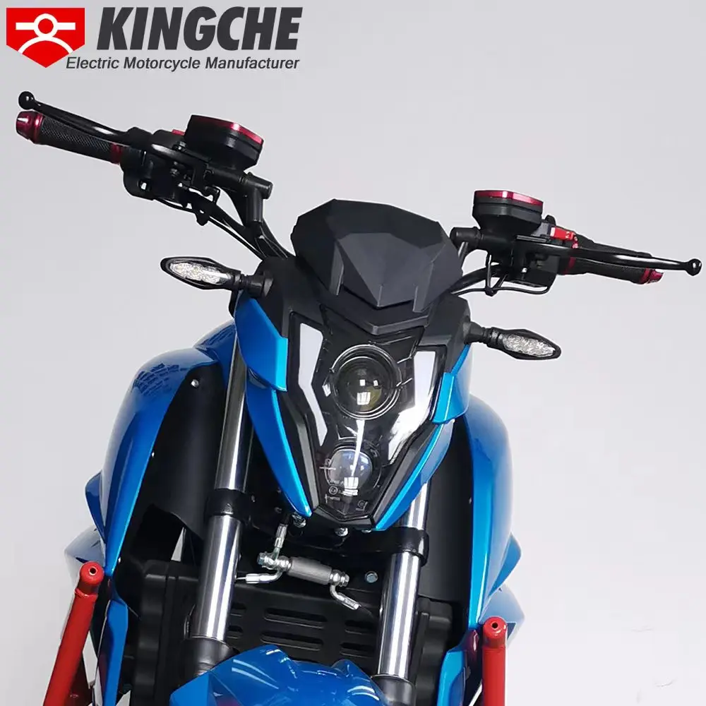 Fashion Super Power Big Range EEC Certification Powerful Adult Moped 3000w 5000w Two Wheel CKD Electric Sports Motorcycle