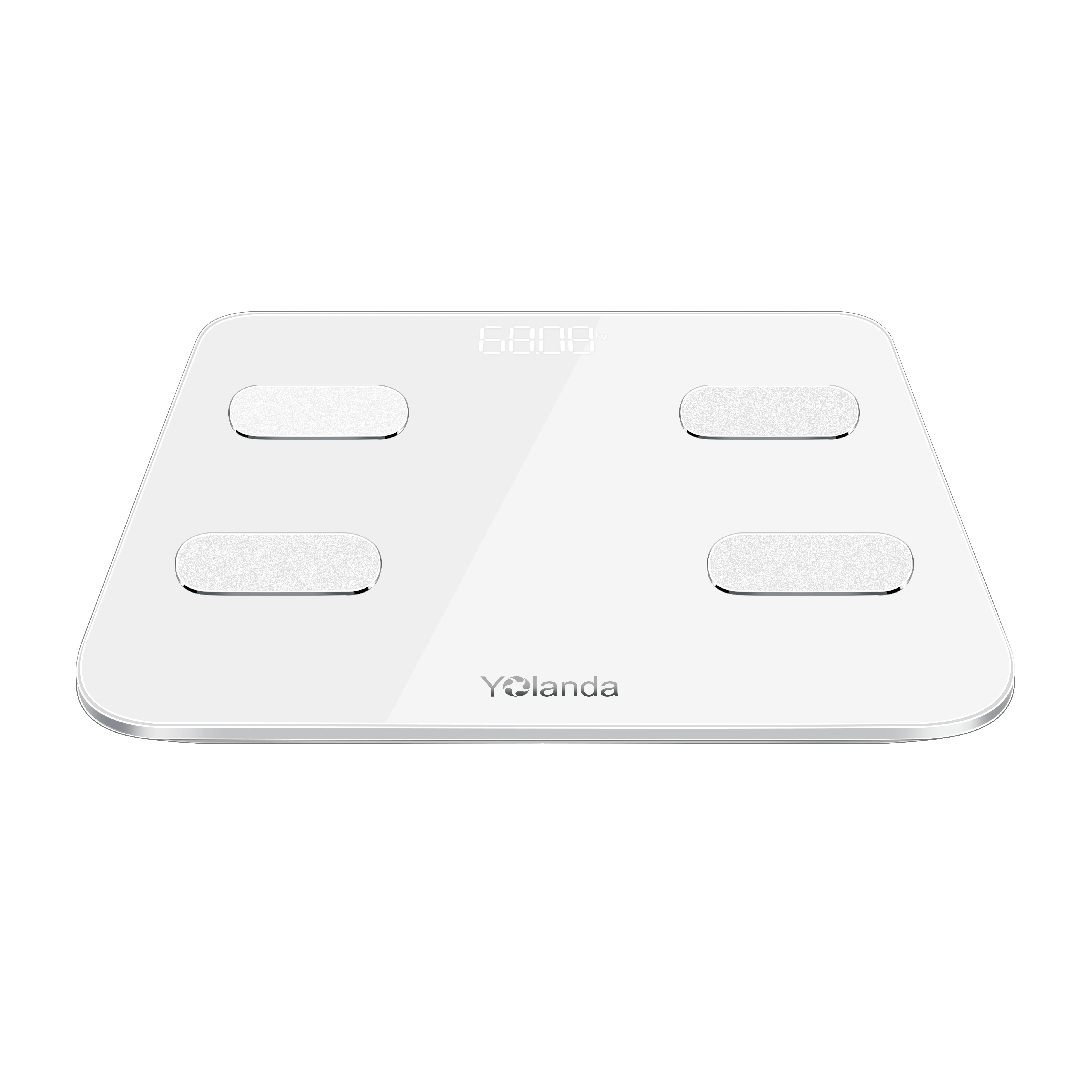 BLE smart body fat scale bathroom scale 180kg capacity free APP to use