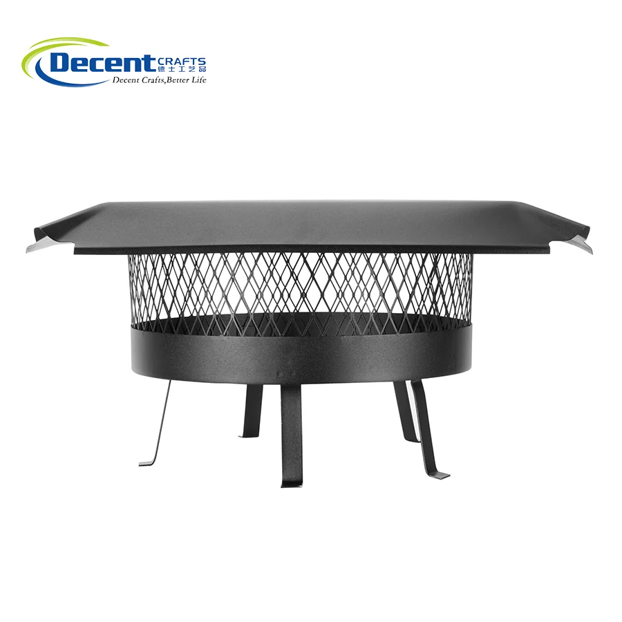 Custom Metal Powder Coated Chimney Cowl Iron Chimney Cap