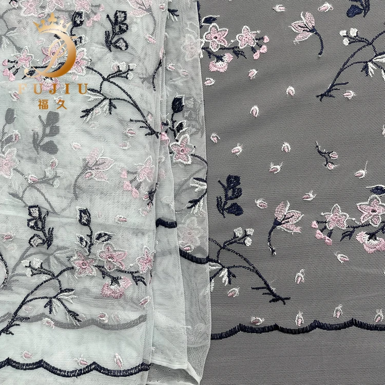 2022 new style textiles tulle fabric sewing embroidery fabric