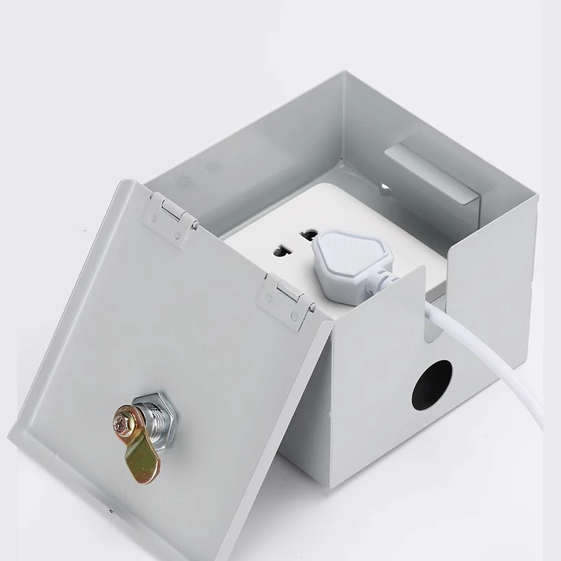 Outdoor Portable Metal Enclosure Weatherproof Box Electrical Distribution Box Ip65 Saving Iron Box Power Saver