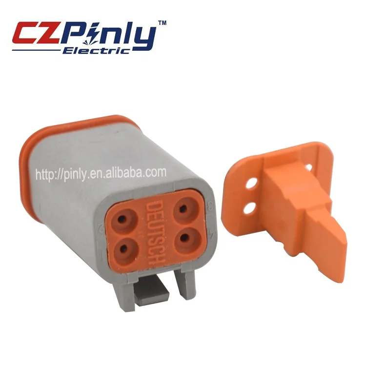4 Pin Connectors DT Series Female Auto Deutsch Connector DT06-4S