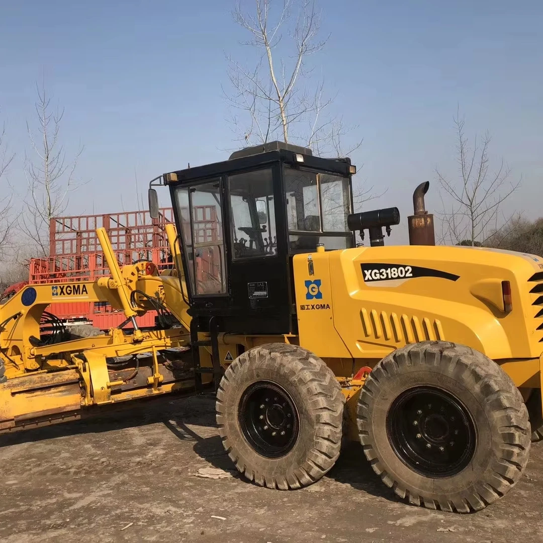 China Top Brand 180HP Motor Grader XG31802 Good conditional secondhand grader for hot sale