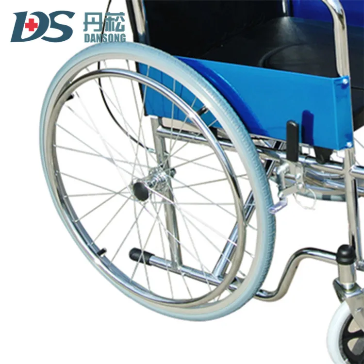 Folding Detachable Stable Hand Manual Operation Hand Brake Commode Wheelchair for Patients