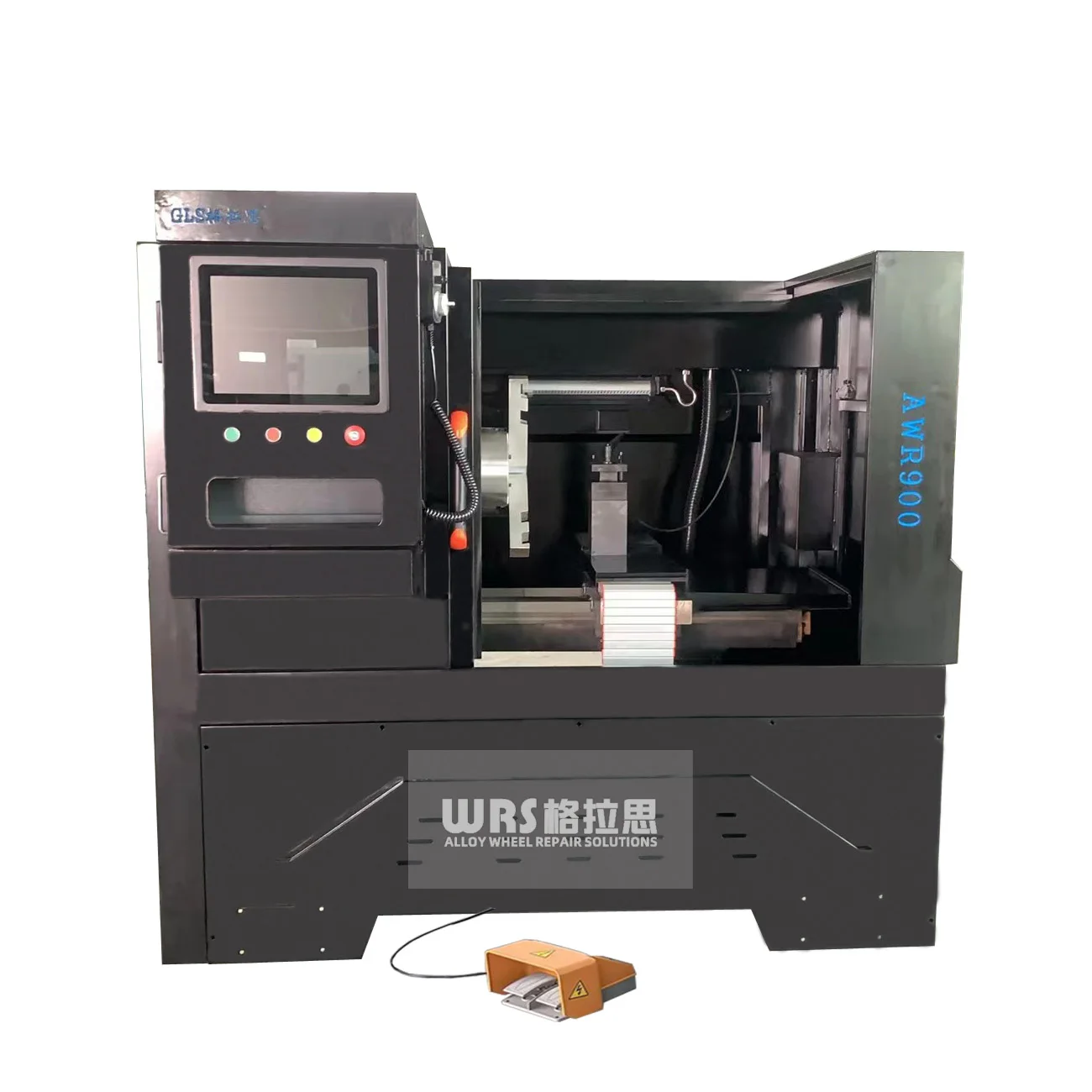 WRS laser scanning Alloy Wheel Diamond Cutting CNC lathe Repair Machine