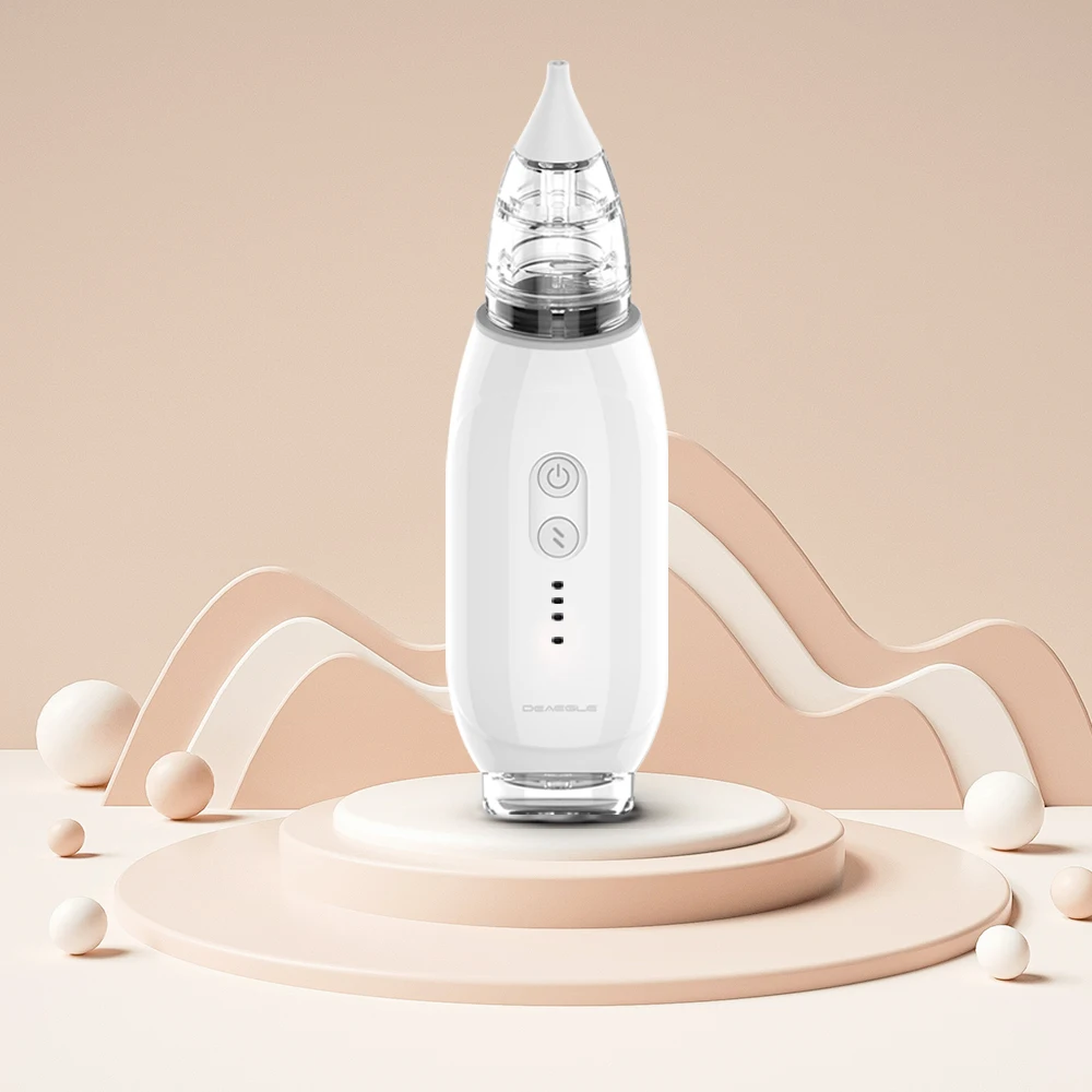 Low Noise 2 when suction is suitable for babies of different ages nasal aspirator