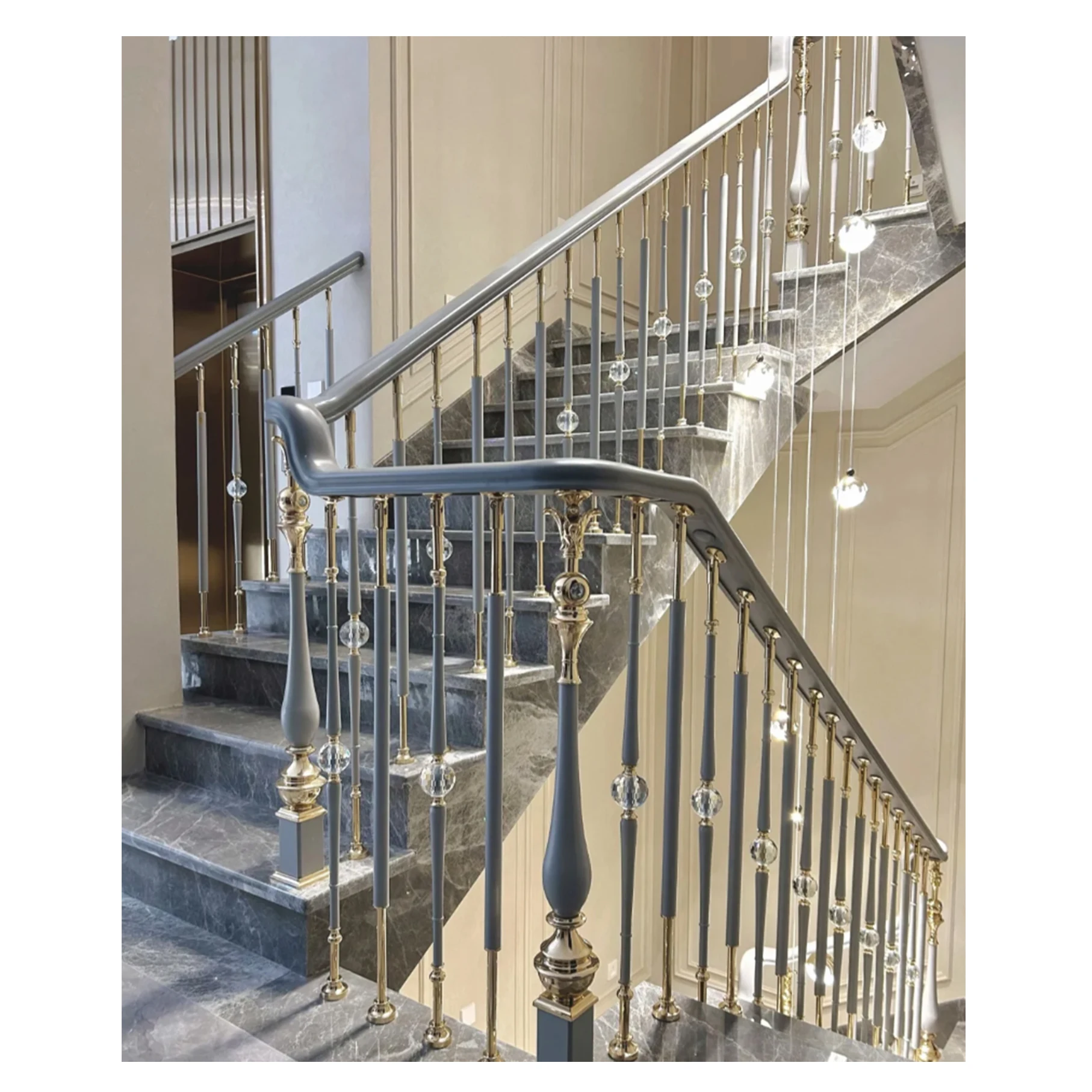 New Contemporary Metal Stair Handrail Suppliers Aluminum Terrace Railing Designs