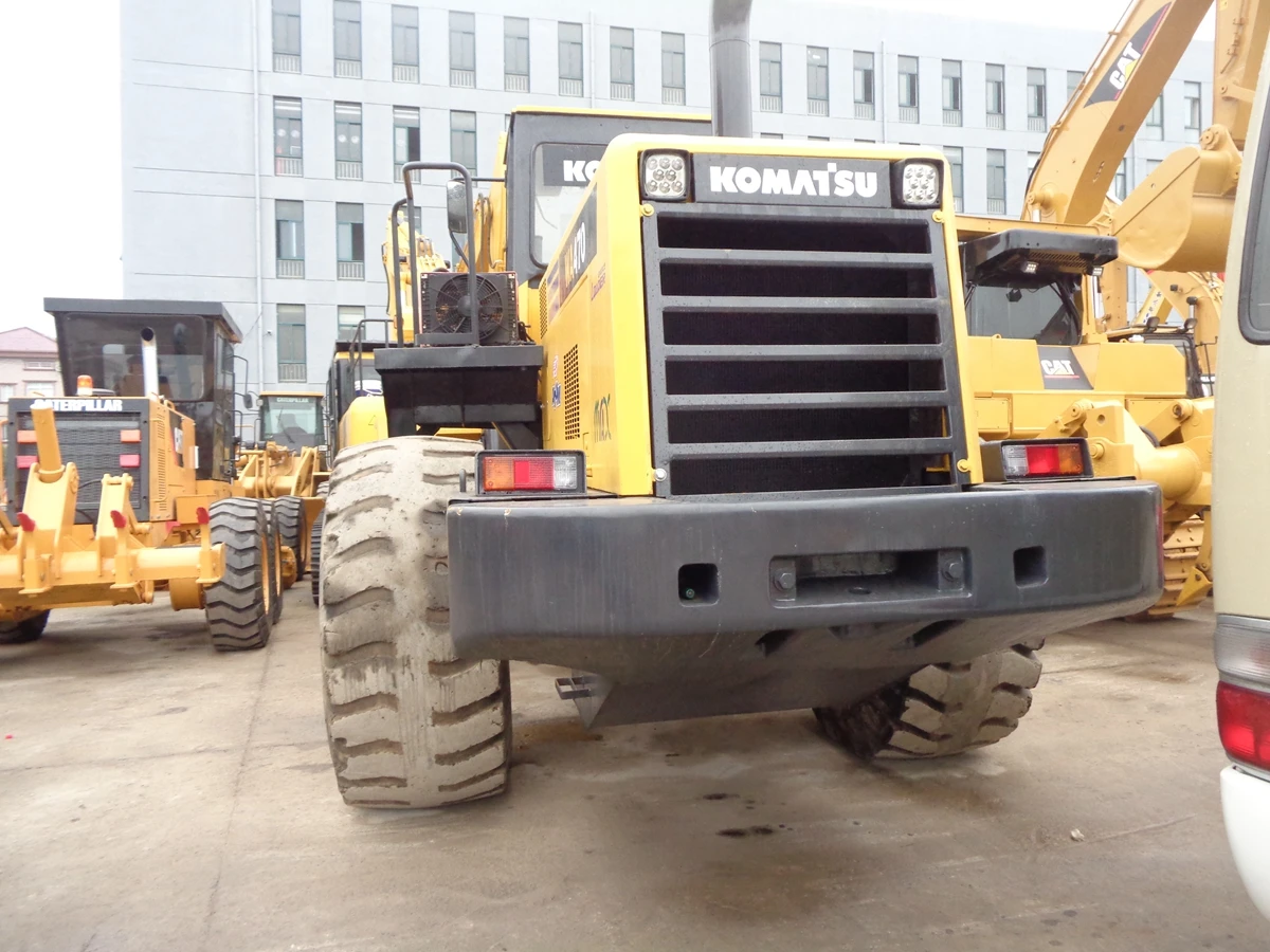 Б/у WA470 хорошая цена б/у wa470-3 Колесный погрузчик komatsu