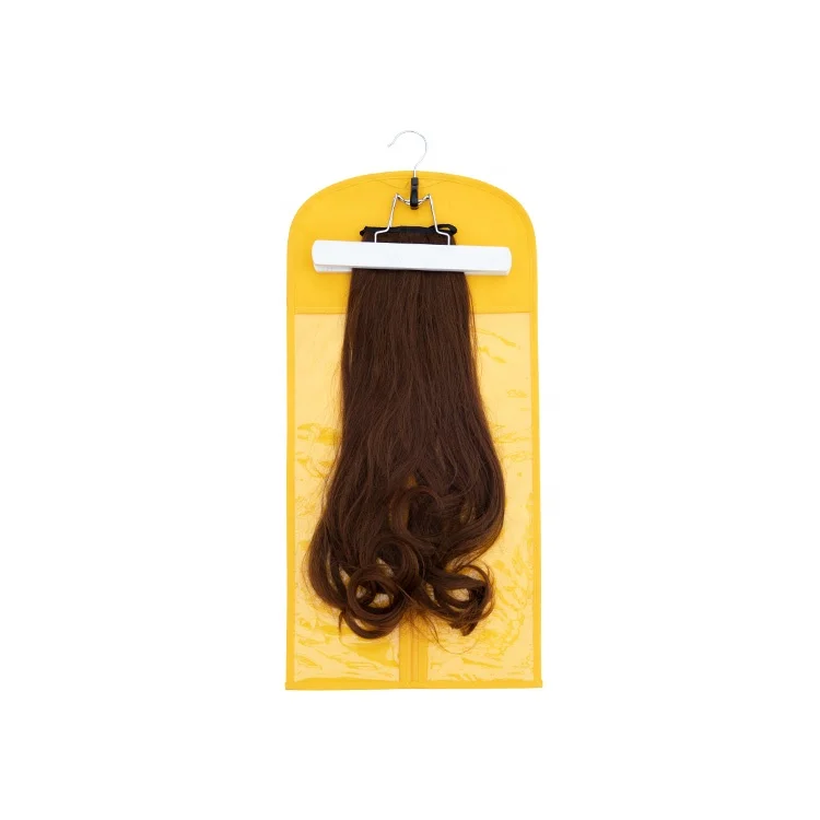 Buy Now Non Woven wig Storage Bags Hair Extension Bag with Hanger