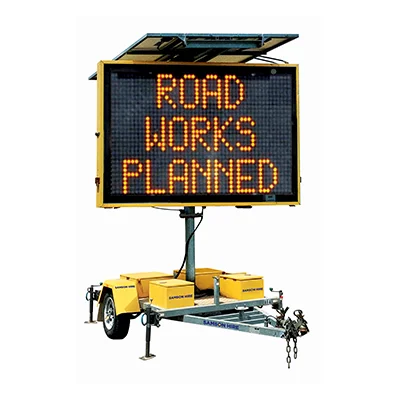 Наружные портативные рекламные дисплеи солнечные светодиодные переменные массажные вывески vms трейлер