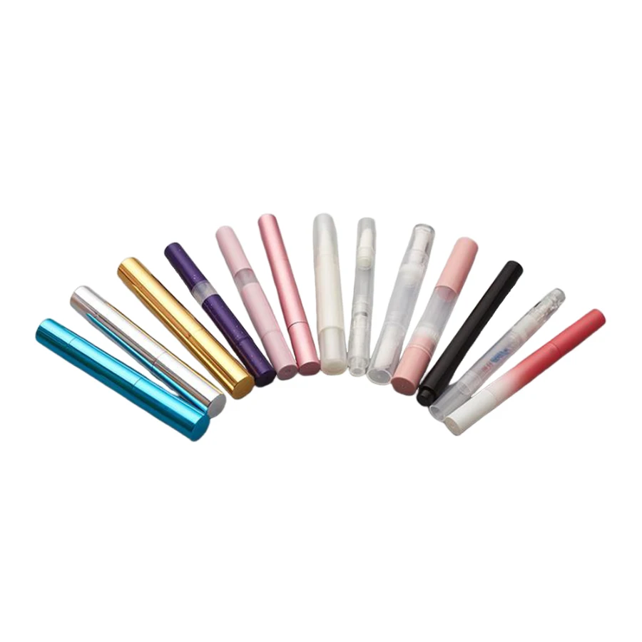 Wholesale Customization Empty cosmetic Rotary Pen colorful 2ml 3ml 4ml 5ml for nail polish lip gloss Packing container