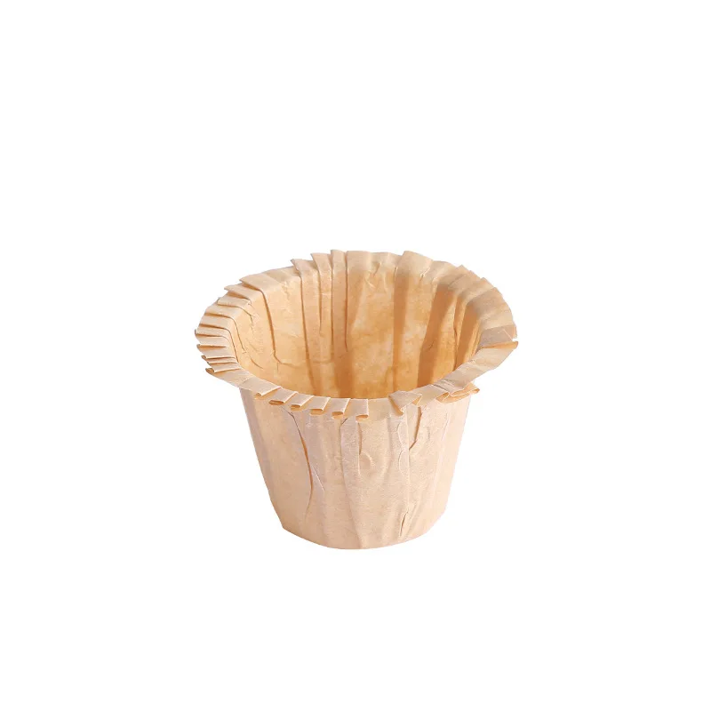 High temperature baking oil proof muffin cake muffin roll rimmed straw hat cup flanged paper cup Top hat cup