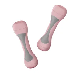 2022  Hot Sale 1-2kg New Design Women Gym Home Use Adjust Dumbbell Set